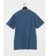シャドーチェック Vネック半袖Tシャツ