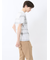 ポップコーンボーダー Vネック半袖Tシャツ