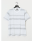 ポップコーンボーダー Vネック半袖Tシャツ