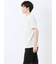 メッシュ かすれプリント クルーネック半袖Tシャツ