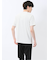 メッシュ かすれプリント クルーネック半袖Tシャツ