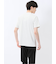 メッシュ かすれプリント クルーネック半袖Tシャツ