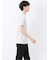 メッシュ かすれプリント クルーネック半袖Tシャツ