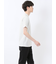 メッシュ かすれプリント クルーネック半袖Tシャツ