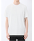 メッシュ かすれプリント クルーネック半袖Tシャツ