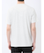メッシュ かすれプリント クルーネック半袖Tシャツ