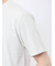 メッシュ かすれプリント クルーネック半袖Tシャツ