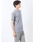 メッシュ かすれプリント クルーネック半袖Tシャツ