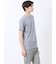 メッシュ かすれプリント クルーネック半袖Tシャツ