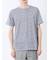 メッシュ かすれプリント クルーネック半袖Tシャツ