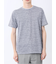 メッシュ かすれプリント クルーネック半袖Tシャツ