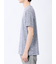 メッシュ かすれプリント クルーネック半袖Tシャツ