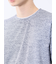 メッシュ かすれプリント クルーネック半袖Tシャツ