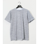 メッシュ かすれプリント クルーネック半袖Tシャツ