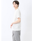 ピンタックボーダー クルーネック半袖Tシャツ