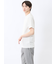ピンタックボーダー クルーネック半袖Tシャツ