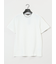 ピンタックボーダー クルーネック半袖Tシャツ