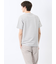ピンタックボーダー クルーネック半袖Tシャツ