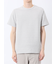 ピンタックボーダー クルーネック半袖Tシャツ