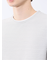 ピンタックボーダー クルーネック半袖Tシャツ