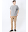 ピンタックボーダー クルーネック半袖Tシャツ
