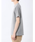 ピンタックボーダー クルーネック半袖Tシャツ