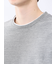 ピンタックボーダー クルーネック半袖Tシャツ