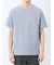 ピンタックボーダー クルーネック半袖Tシャツ