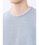 ピンタックボーダー クルーネック半袖Tシャツ
