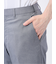 レーヨン混ストレッチ スリムフィット ノータックスラックス