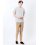 ハイストレッチ メランジ クルーネック半袖Tシャツ