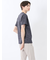 ハイストレッチ メランジ クルーネック半袖Tシャツ