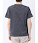 ハイストレッチ メランジ クルーネック半袖Tシャツ
