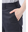 リネン混ストレッチ スリムフィット ノータックスラックス