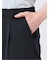 麻調合繊 テーパードパンツ 紺(セットアップ可能)