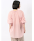 ラグランギャザー シアー長袖シャツ