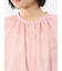 ラグランギャザー シアー長袖シャツ