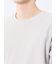 ノータベネ/NOTABENE ワッフル クルーネック半袖Tシャツ