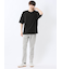 カウラ/kaule ケーブルジャガード クルーネック半袖Tシャツ
