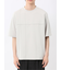 カウラ/kaule ポンチピンタック クルーネック半袖Tシャツ