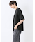 カウラ/kaule ポンチピンタック クルーネック半袖Tシャツ