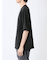 カウラ/kaule ポンチピンタック クルーネック半袖Tシャツ
