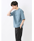 カウラ/kaule ポンチピンタック クルーネック半袖Tシャツ