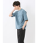 カウラ/kaule ポンチピンタック クルーネック半袖Tシャツ