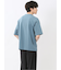 カウラ/kaule ポンチピンタック クルーネック半袖Tシャツ