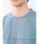 カウラ/kaule ポンチピンタック クルーネック半袖Tシャツ