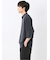 カウラ/Kaule リネンライク バンドカラー 7分袖シャツ