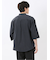 カウラ/Kaule リネンライク バンドカラー 7分袖シャツ