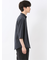 カウラ/Kaule リネンライク バンドカラー 7分袖シャツ