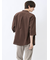カウラ/Kaule リネンライク バンドカラー 7分袖シャツ